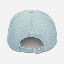 Load image into Gallery viewer, Adjustable Cotton Denim Hat, "I'm Speaking" Embroidered Quote, Political Statement Accessory