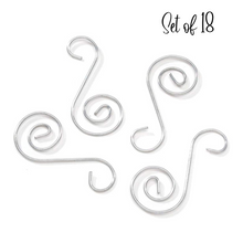 Load image into Gallery viewer, Christmas Ornament Hooks Ornament Hangers Decorative Hooks Set of 18 Ready to Ship