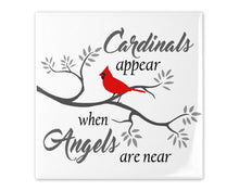 Load image into Gallery viewer, Memorial Gift, Cardinals, Ceramic Tiles, Bereavement Gift, Family Gift,