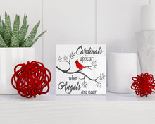 Load image into Gallery viewer, Memorial Gift, Cardinals, Ceramic Tiles, Bereavement Gift, Family Gift,