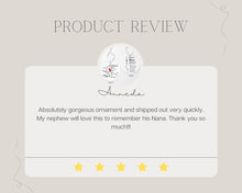 Load image into Gallery viewer, Cardinal Ornament, Personalized Ornaments, Memorial Gift, Family Gift,