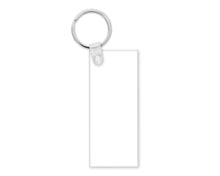 Load image into Gallery viewer, Sublimation Blanks, Keychain, MDF, Rectangle, Blank Keychains, Craft Blanks, Ready to Ship, Double Sided, 2.8x1.2 inches