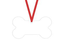 Load image into Gallery viewer, Sublimation Blanks, Dog Bone Christmas Ornament, MDF, Double Sided