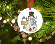 Load image into Gallery viewer, Sublimation Blanks, Round, Hardboard Ornament, MDF, Double Sided, 3.15 inch