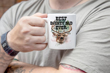 Load image into Gallery viewer, Coffee Mug, Best Bucking Dad, Step Dad Gift, Funny Coffee Mugs, Mugs With Sayings, Dad Coffee Mug, Ceramic Mug, 11 oz