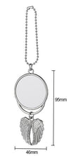 Load image into Gallery viewer, Custom Photo Ornament, Angel Wings Ornament, Cardinal Gifts, Car Ornament, Car Rear View Mirror Accessories, Car Charm, Double Sided