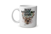 Load image into Gallery viewer, Coffee Mug, Best Bucking Dad, Step Dad Gift, Funny Coffee Mugs, Mugs With Sayings, Dad Coffee Mug, Ceramic Mug, 11 oz