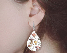 Load image into Gallery viewer, Sublimation Blanks, Teardrop Earrings, MDF, Hardware Included, Sublimation Earrings, Wood Earrings, Dangle Earrings, 2 Sizes, Ready to Ship