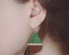 Load image into Gallery viewer, Sublimation Blanks, Teardrop Earrings, MDF, Hardware Included, Sublimation Earrings, Wood Earrings, Dangle Earrings, 2 Sizes, Ready to Ship