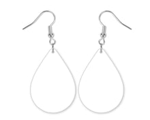 Load image into Gallery viewer, Sublimation Blanks, Teardrop Earrings, MDF, Hardware Included, Sublimation Earrings, Wood Earrings, Dangle Earrings, 2 Sizes, Ready to Ship