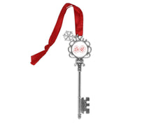 Load image into Gallery viewer, Metal Santa Magic Key Sublimation Blanks Father Christmas Eve Box Fillers for Kids Personalized Key Santas Key Kids Christmas Decoration