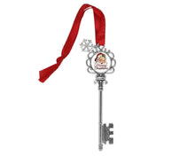 Load image into Gallery viewer, Metal Santa Magic Key Sublimation Blanks Father Christmas Eve Box Fillers for Kids Personalized Key Santas Key Kids Christmas Decoration