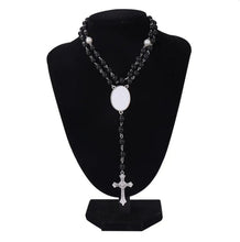 Load image into Gallery viewer, Set of 5 Beaded Rosary Necklace Sublimation Blank Rosary Beads Religious Jewelry 1st Communion Gift for Girls Catholic Jewelry Baptism Gift