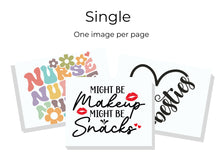 Load image into Gallery viewer, Custom Sublimation Transfer, Ready to Press Heat Transfer Designs, Tumbler Sublimation, Printing Service, Small Business