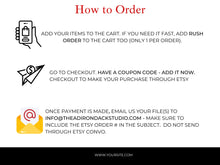 Load image into Gallery viewer, Custom Sublimation Transfer, Ready to Press Heat Transfer Designs, Tumbler Sublimation, Printing Service, Small Business