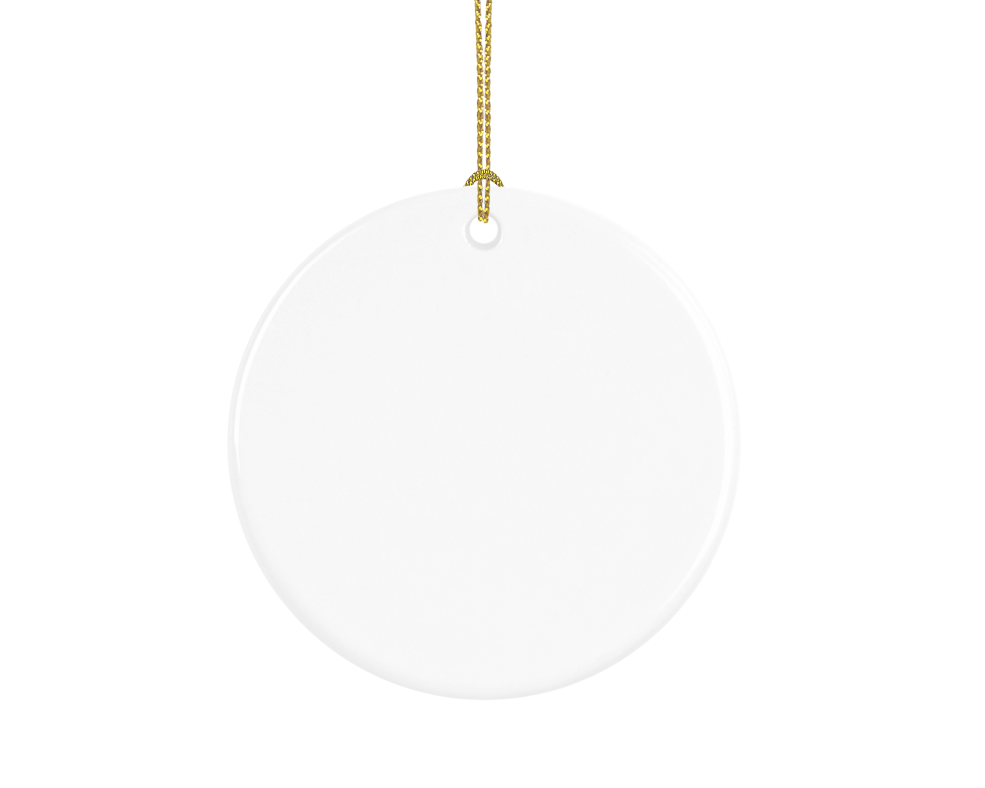 Sublimation Ornament BLANK Double Sided MDF - Round Circle