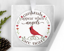 Load image into Gallery viewer, Cardinal Ornament, Personalized Ornaments, Memorial Gift, Family Gift,
