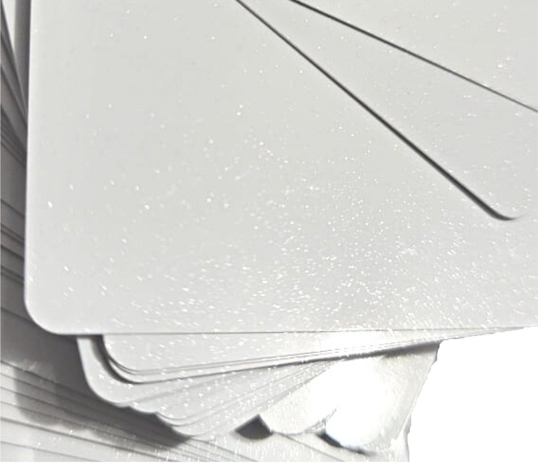 Metal Business Cards Blank Name Card Sublimation Aluminum, Silver