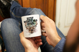 Coffee Mug, Best Bucking Dad, Step Dad Gift, Funny Coffee Mugs, Mugs With Sayings, Dad Coffee Mug, Ceramic Mug, 11 oz