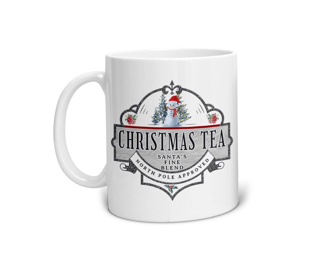 Tea Mug, Christmas Tea, Step Mom Gift, Christmas Mug, Ceramic Coffee Mug, Double Sided, 11 oz