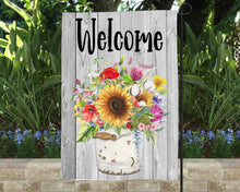 Load image into Gallery viewer, Garden Flag Sublimation Blanks, Yard Signs, Outdoor Decor, Door Hanger, Yard Flag, 12 x 18 inches, Ready to Ship, RTS
