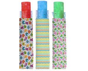 Set of 5 Ice Pop Sleeve Sublimation Blanks, Neoprene Rubber, Family Reunion Favors, Summer Party, Ready to Ship